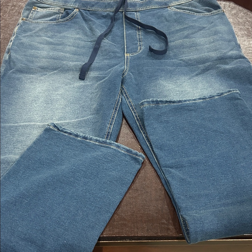PAJAMA JEANS Blue Denim PANTS